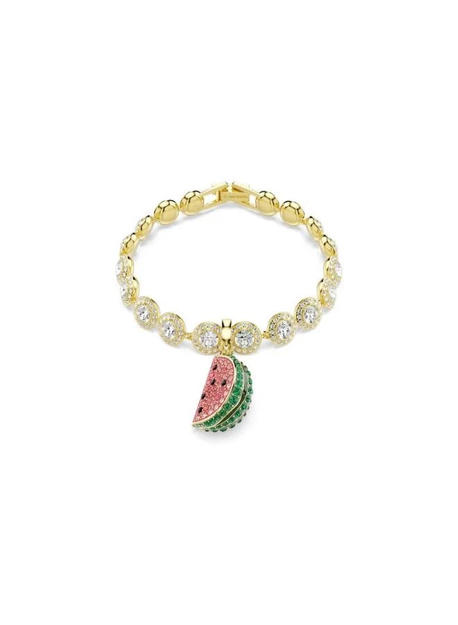 Swarovski  Idyllia Watermelon Charm Gold Tone Plated Bracelet for Women | Best Price UAE